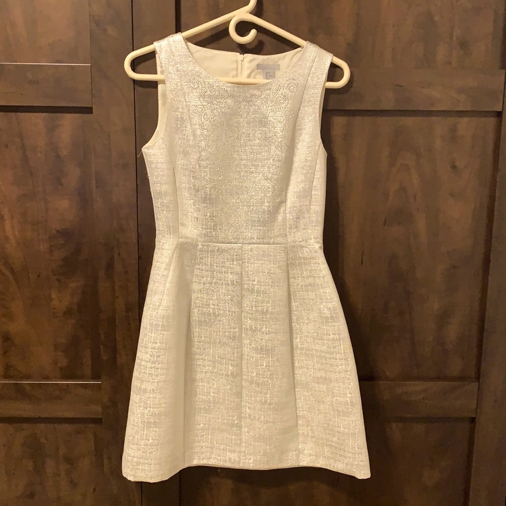 Ivory Sparkle Cocktail Dress